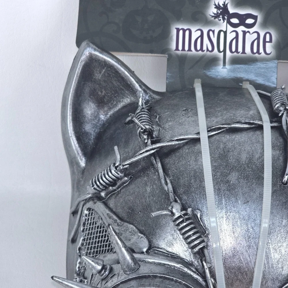 Masqarae Steampunk Cat Industrial Animal Mask Barb Wire Goggle HALLOWEEN COSPLAY